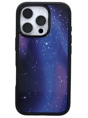 OtterBox Symmetry Series MagSafe Case - Blue Purple Night Nebula Galaxy